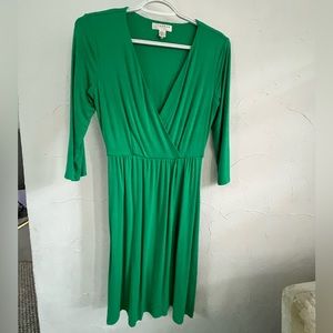 Green Casual Cocktail Dress